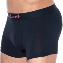 Boxer Saint-Valentin Uni Bleu Nuit
