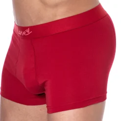 Boxer Saint-Valentin Uni Rouge