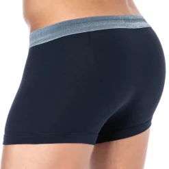 Boxer Shiny Logoband Marine