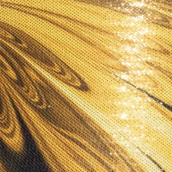 Boxer Storm Glitter Jaune - Or