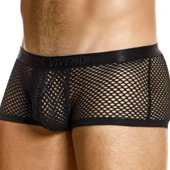 Boxer Through Mesh Noir