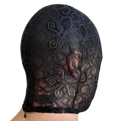 Cagoule Dentelle Florale Noire