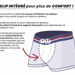 Caleçon First Patriote Bleu Marine