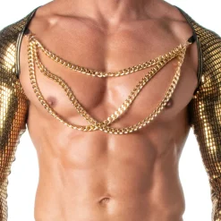 Chaînes Glitter Or