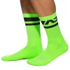 Chaussettes AD Neon Vert Fluo