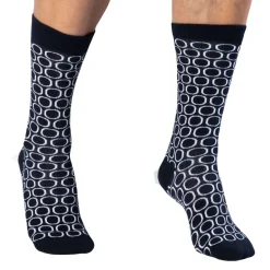 Chaussettes Basses Cercle Bleu Marine