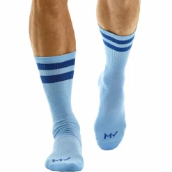 Chaussettes Basses Football Bleu Ciel