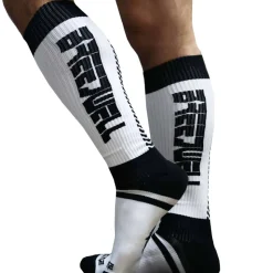 Chaussettes Hautes Eternity - Blanc - Noir