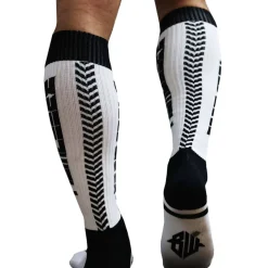 Chaussettes Hautes Eternity - Blanc - Noir