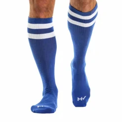 Chaussettes Hautes Football Bleu Roi