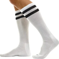 Chaussettes Hautes Football Blanches