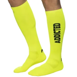 Chaussettes Hautes Neon Jaune Fluo