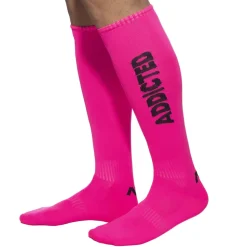Chaussettes Hautes Neon Rose Fluo