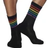 Chaussettes Rainbow Noires