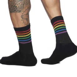 Chaussettes Rainbow Noires