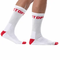 Chaussettes Sport Blanc - Rouge