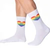Chaussettes Sport Cœurs Rainbow