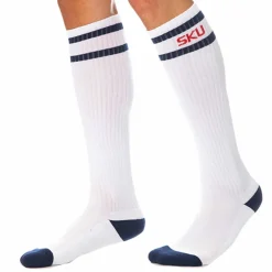 Chaussettes Sport Hautes Blanches