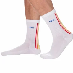Chaussettes Sport Rainbow Blanches