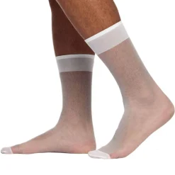 Chaussettes Transparentes Blanches