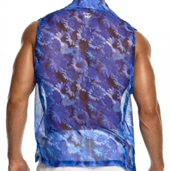 Chemise Daisies Bleue