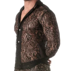 Chemise en Dentelle Noire