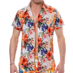 Chemise Tropical Summer Blanche