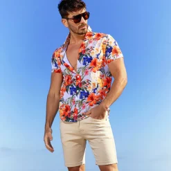 Chemise Tropical Summer Blanche