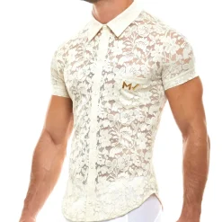 Chemisette Dentelle Florale Ivoire