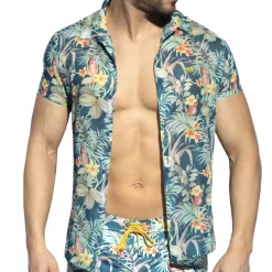 Chemisette Hawaï Bleue