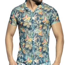 Chemisette Hawaï Bleue