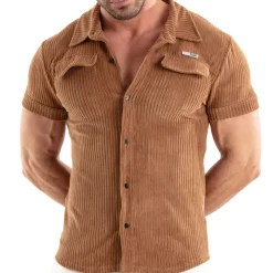 Chemisette Velours Côtelé Ocre