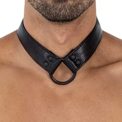 Collier-Harnais C-Ring BL4CK Noir