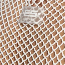 Crop Top Beachy Résille Blanc