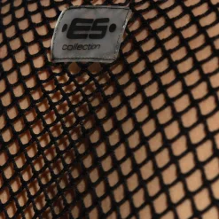 Crop Top Beachy Résille Noir