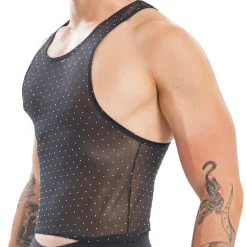 Crop Top Night Glow Noir