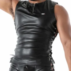 Débardeur à Lacets Kinky Noir