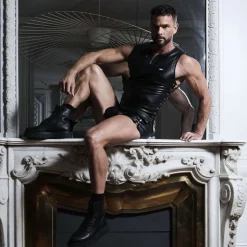 Débardeur à Lacets Kinky Noir