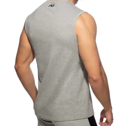 Débardeur AD Coton Gris Chiné