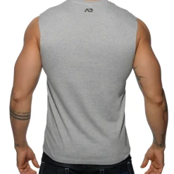 Débardeur Basic Gris Chiné