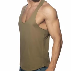 Débardeur Basic Gym Kaki