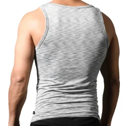 Débardeur Col Carré Vibe Gris Chiné