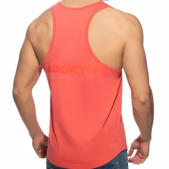 Débardeur Col U Coton Corail