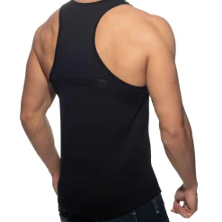 Débardeur Col U Coton Noir