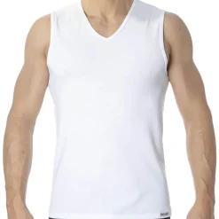 Débardeur Col V Essential Blanc