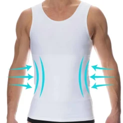 Débardeur Compression Ferme Blanc