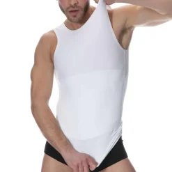 Débardeur Compression Ferme Blanc