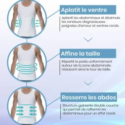 Débardeur Compression Ferme Noir