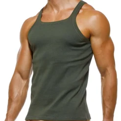 Débardeur Coton Bio Kaki