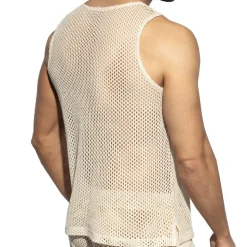 Débardeur Crochet Beige